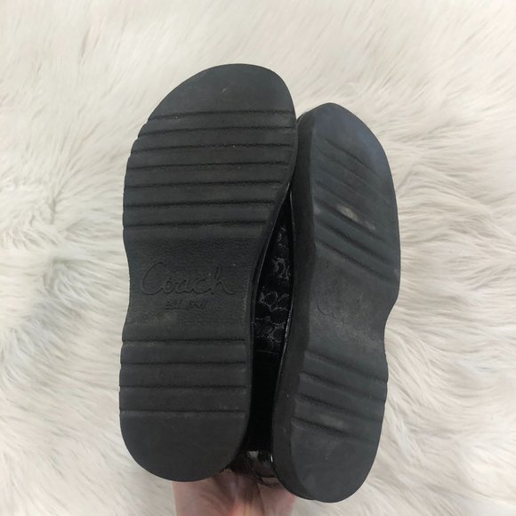 COACH Nikole Optic C Faux Fur Winter Boot SZ 6 - Picture 6 of 7